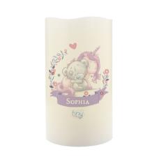 Personalised Tiny Tatty Teddy Unicorn Nightlight LED Candle Image Preview